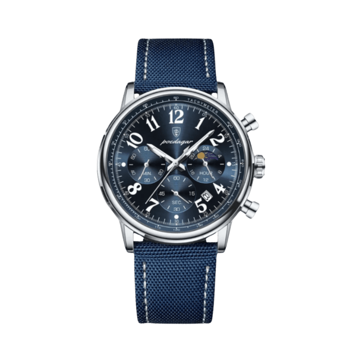 Reinhold™ | Elegante Edelstahl-Quarzuhr