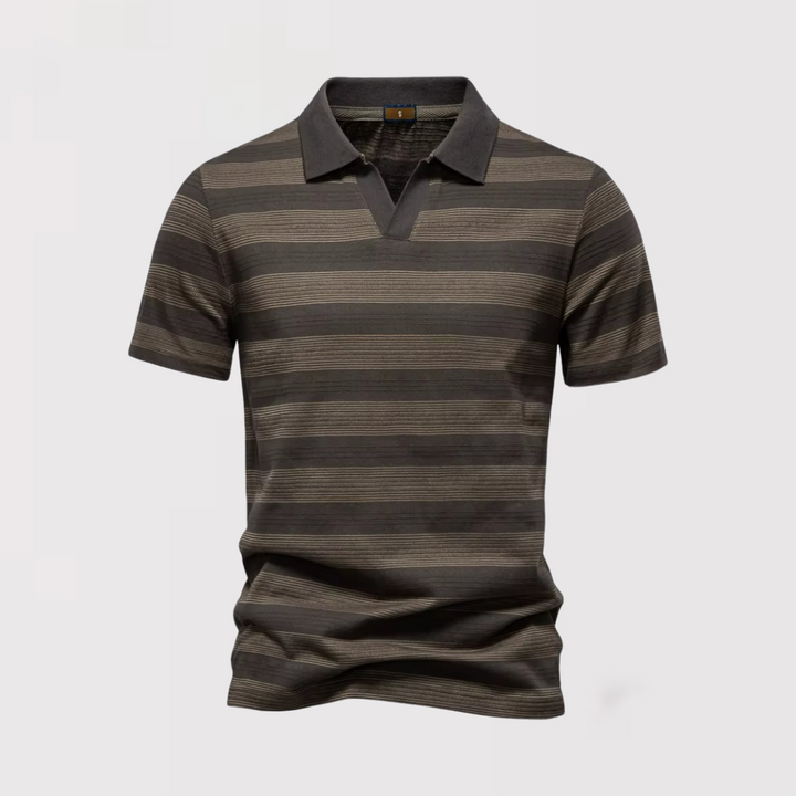 Theo™ | Luftiges gestreiftes Poloshirt für den Sommer