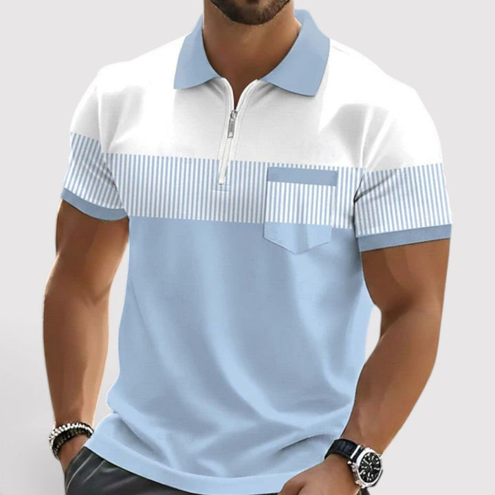 Jonas™ | Bequemes gestreiftes Poloshirt