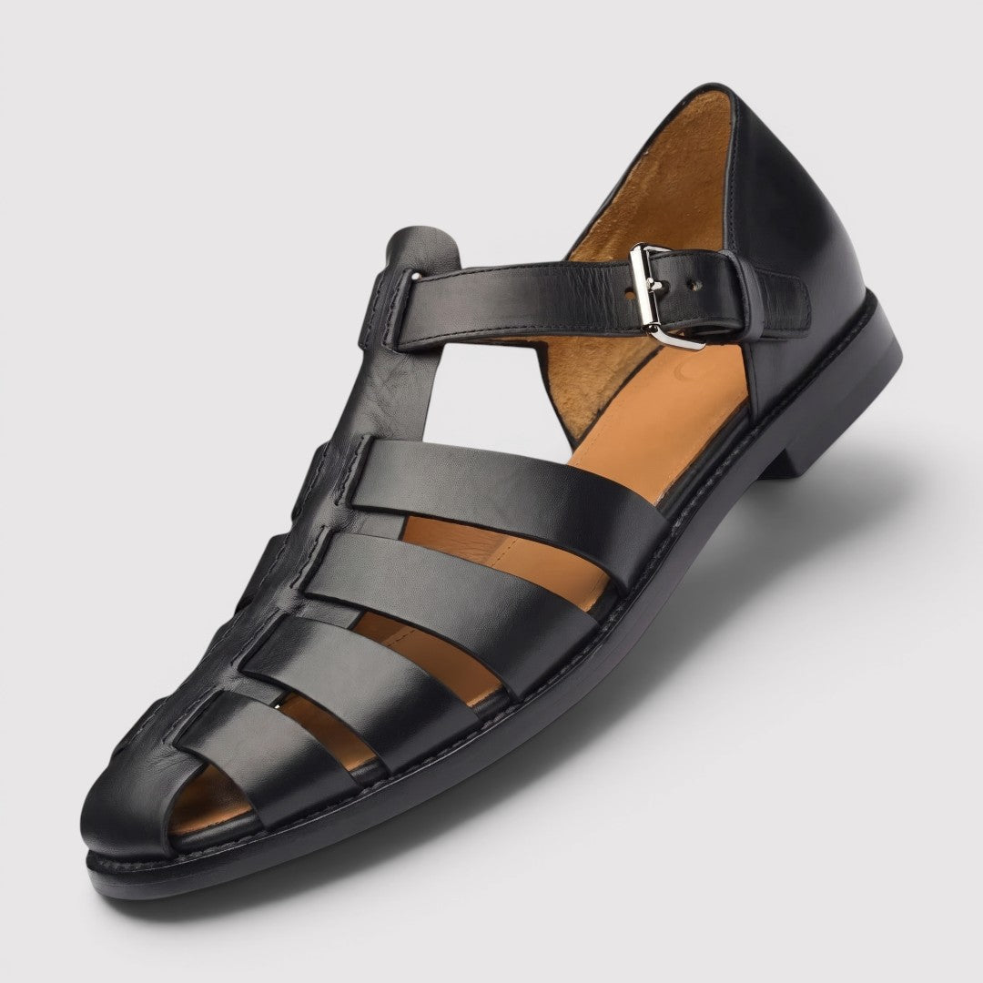 Oskar™ | Komfortable Sandale mit Geflochtenen Riemen