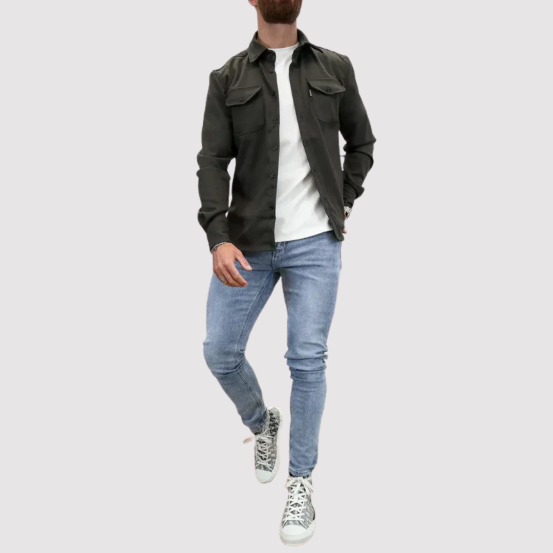 Malte™ | Overshirt mit zwei Brusttaschen
