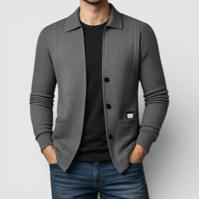 Lorenz™ | Leichte Strickjacke mit Kragen