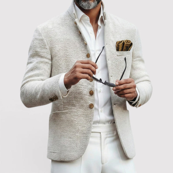 Markus Berlin Herren Leichter Blazer, Vorderansicht