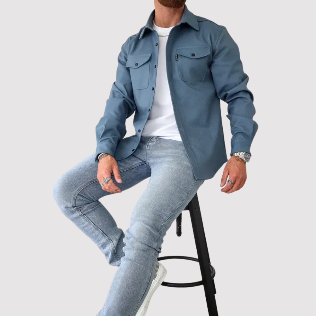 Malte™ | Overshirt mit zwei Brusttaschen