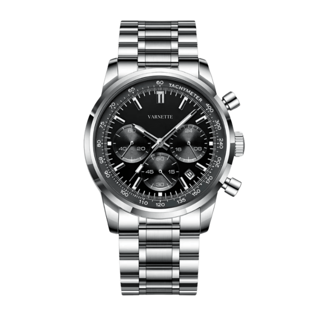 Viktor™ | Elegante Edelstahl-Quarzuhr
