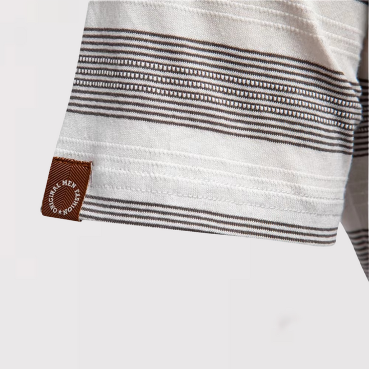 Theo™ | Luftiges gestreiftes Poloshirt für den Sommer