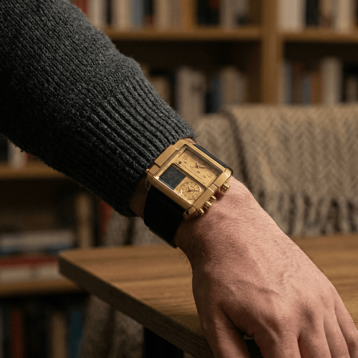 Silvan™ | Elegante Quarz-Uhr im Edelstahlgehäuse