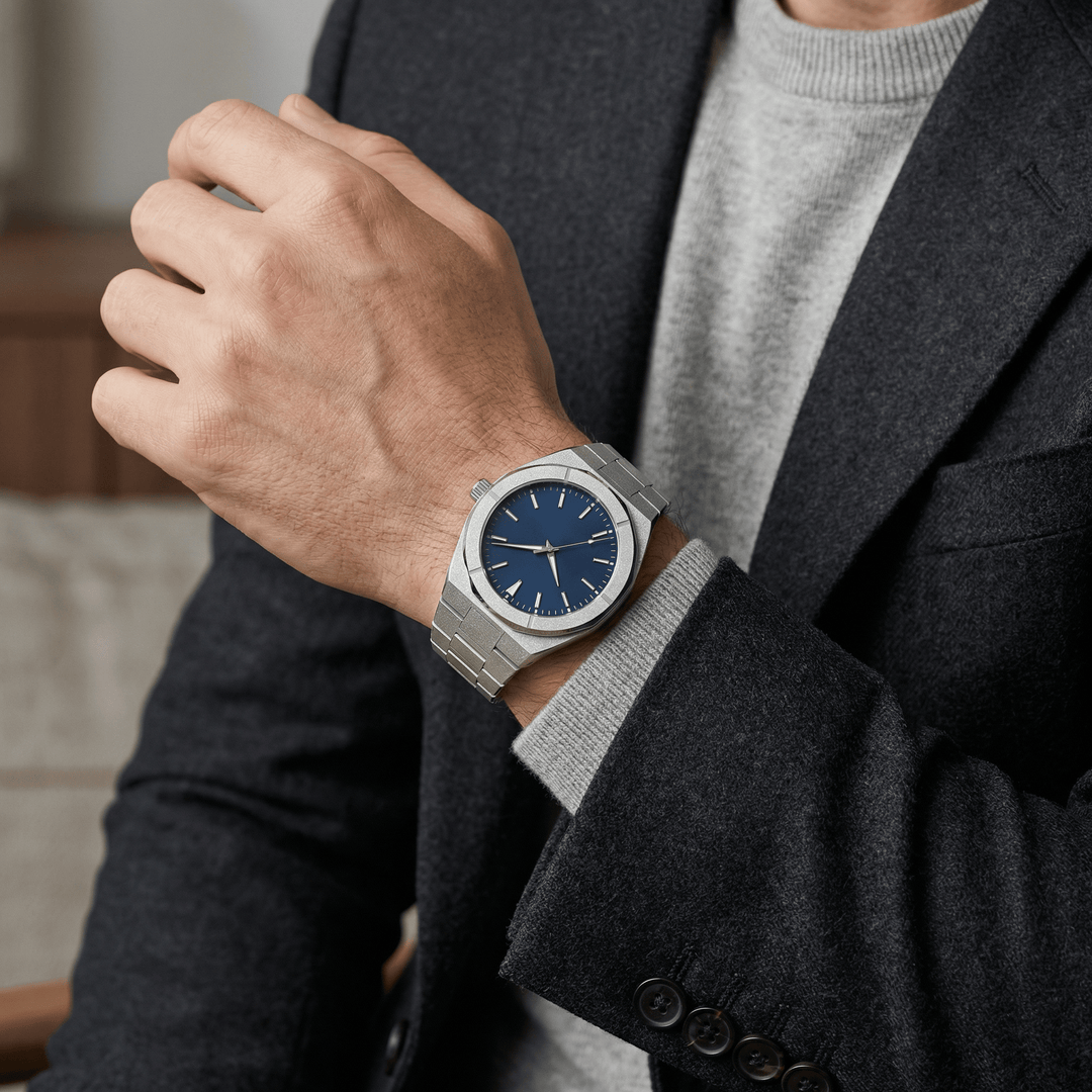 Albrecht™ | Elegante Edelstahl-Quarzuhr