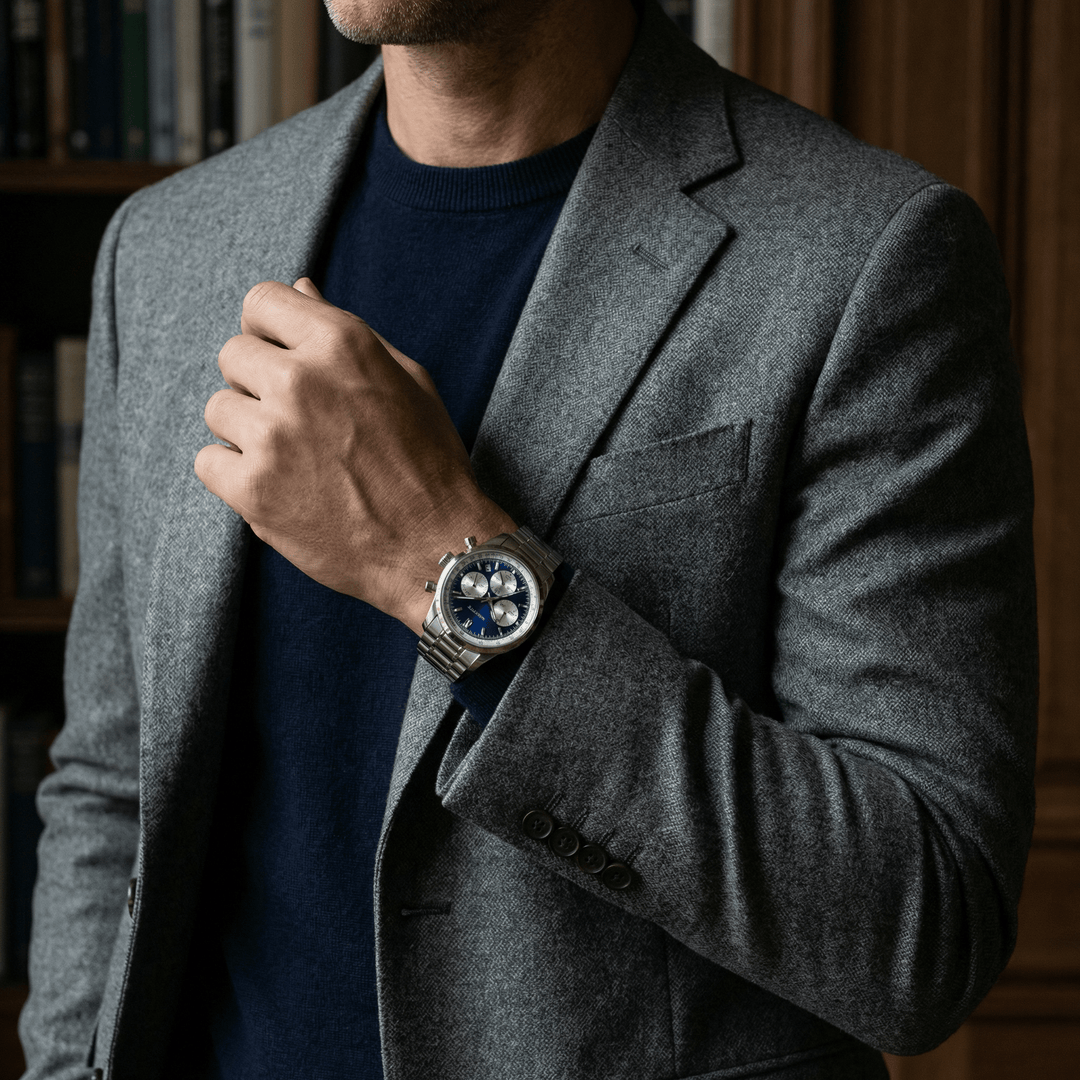 Viktor™ | Elegante Edelstahl-Quarzuhr