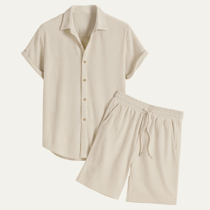 Luis™ | Mediterranes Sommer-Set Hemd & Hose