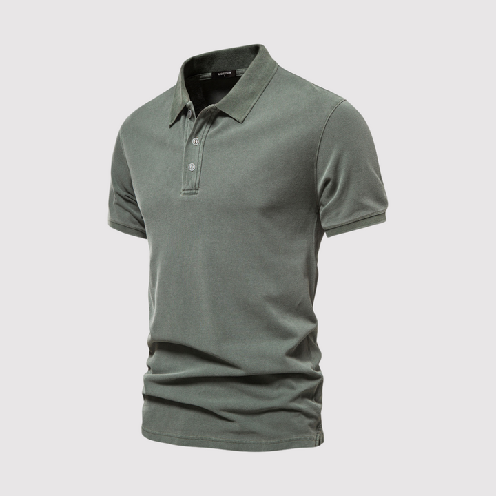 Linus™ | Poloshirt mit softer Waschung