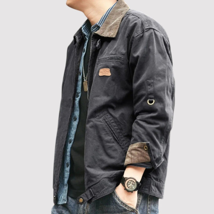 Reimund™ | Vintage-Cargojacke mit Kontrastdetails