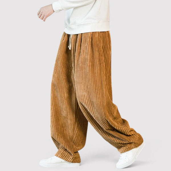 Markus Berlin Herren Wide-Leg-Hose, Vorderansicht