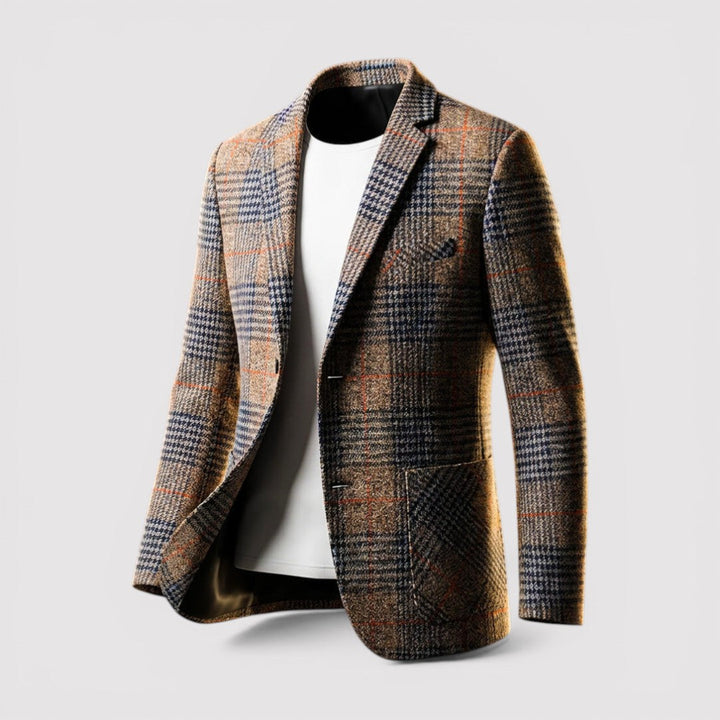 Lennard™ | Karierter Blazer im Einreiher-Schnitt