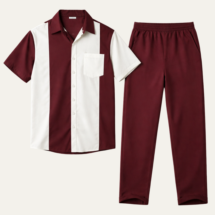 Andreas™ | Gestreiftes Set Hemd & Hose