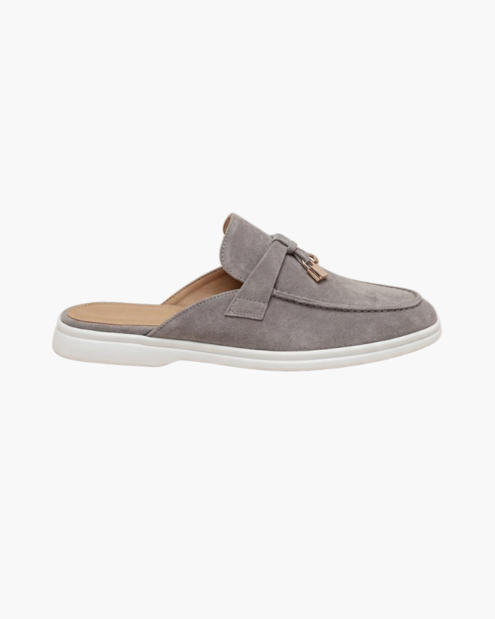 Hartwig™ | Eleganter Mule Hellgrau