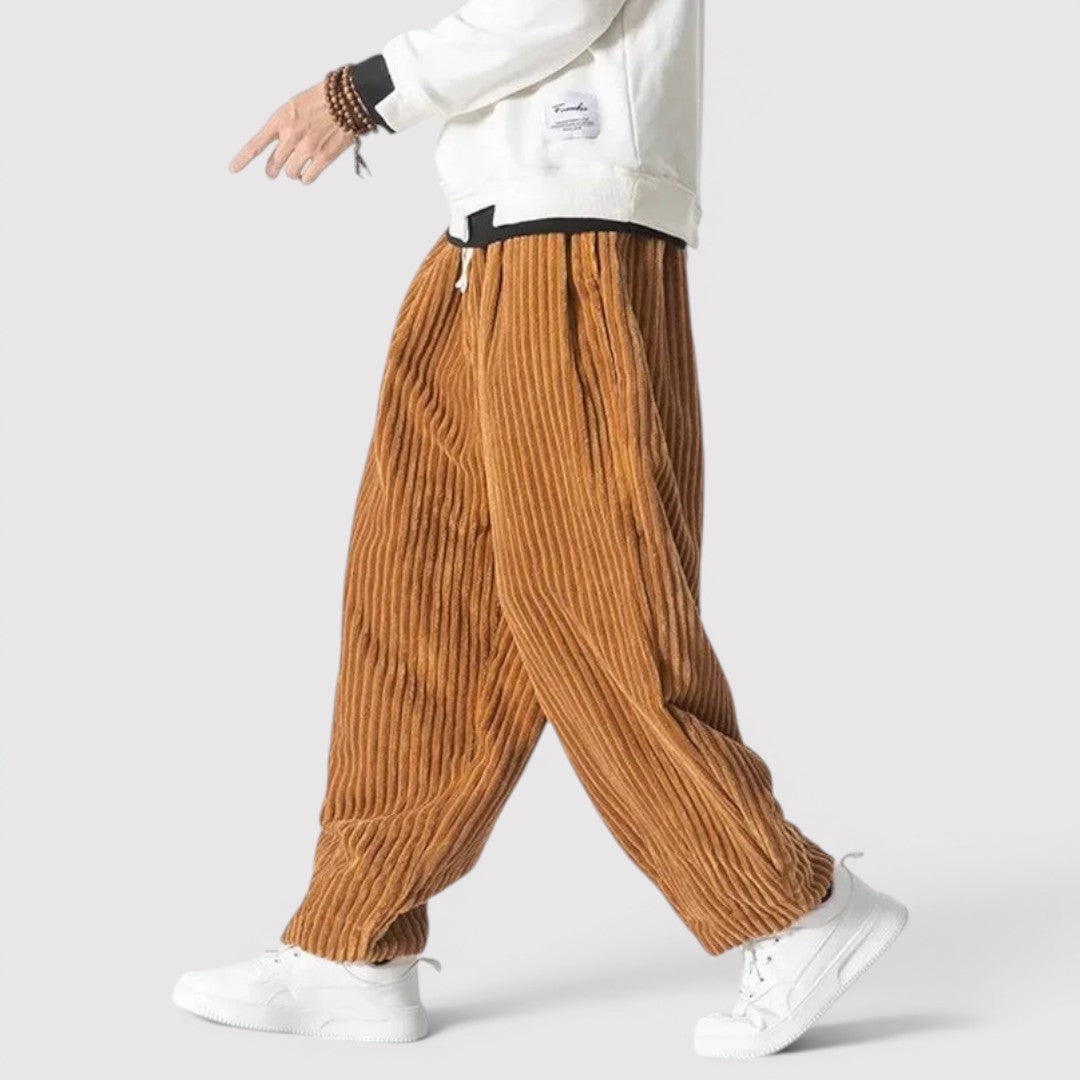 Marco™ | Wide-Leg-Hose mit gerippter Textur