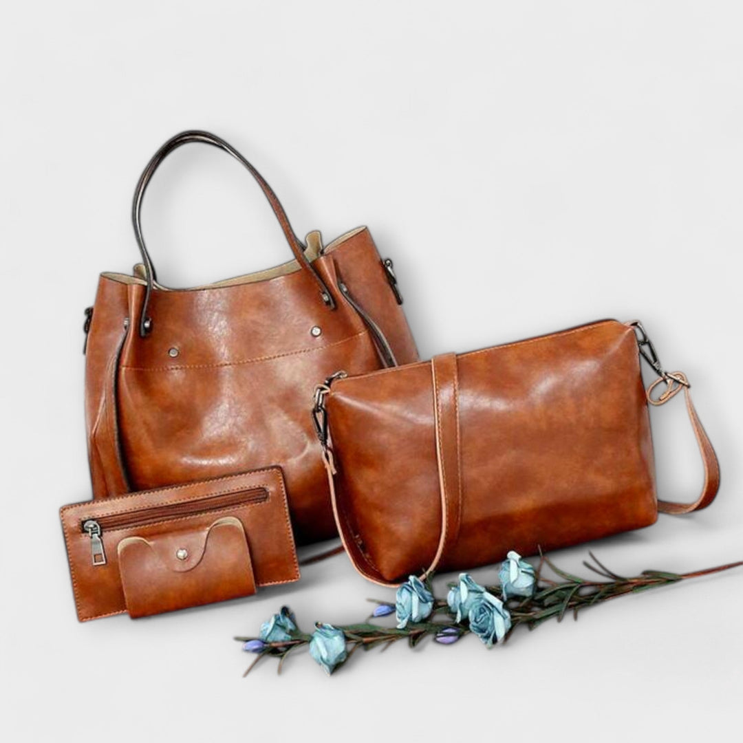 Azura - 4-teiliges Vintage-Taschen-Set