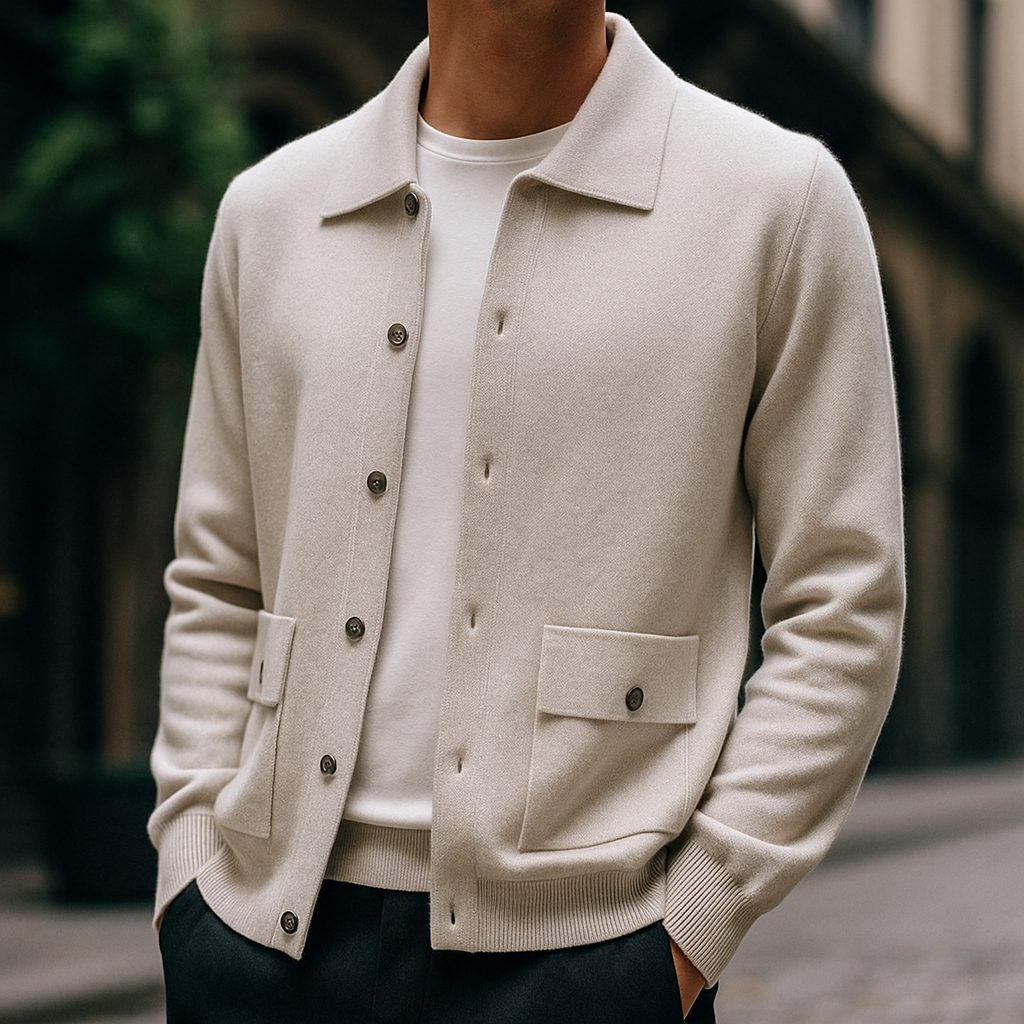 Leon™ | Knopfcardigan mit ruhigem Design