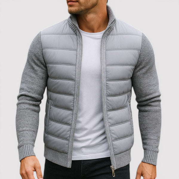 Markus Berlin Herren Gepolsterte Jacke, Vorderansicht