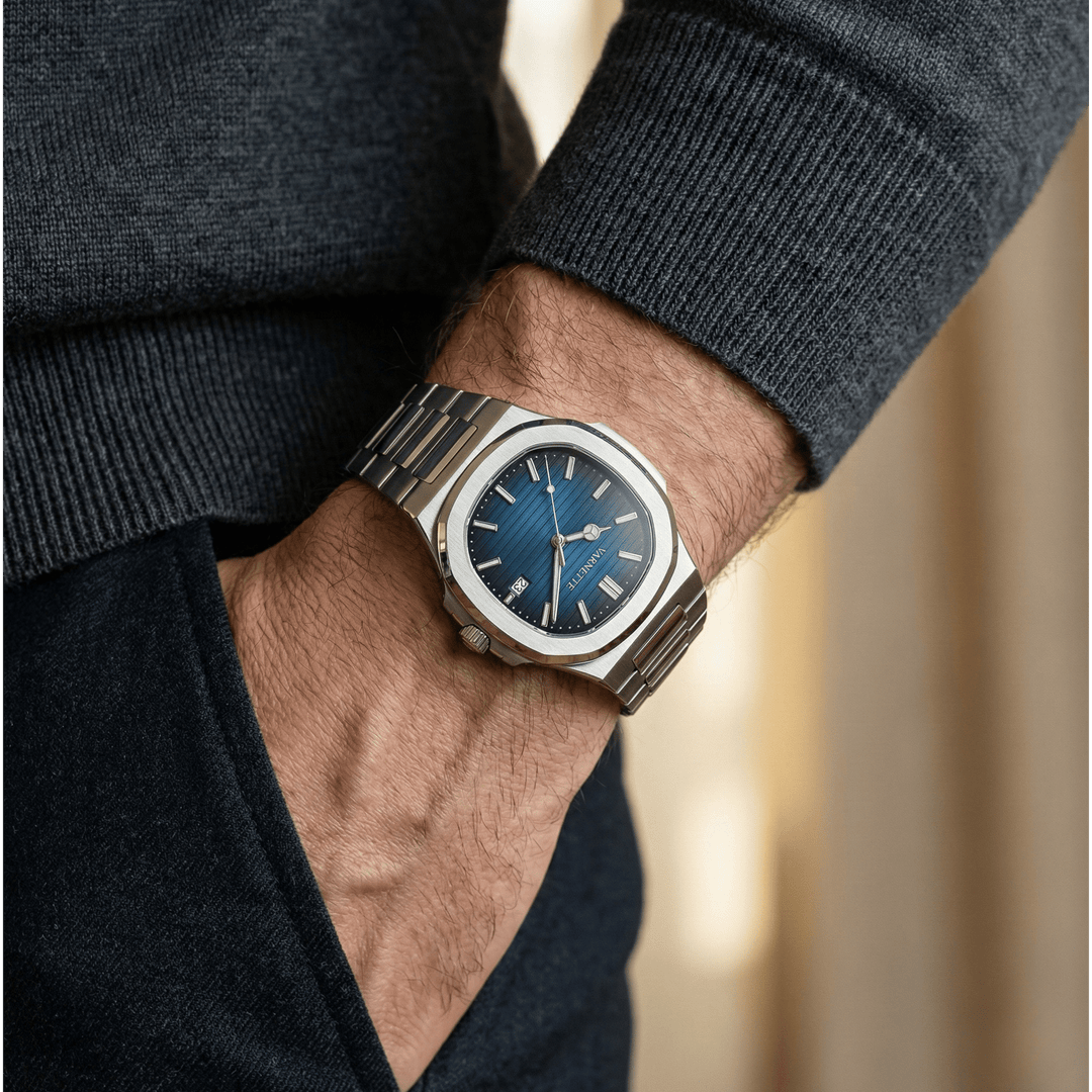 Alexander™ | Elegante Edelstahl-Quarzuhr
