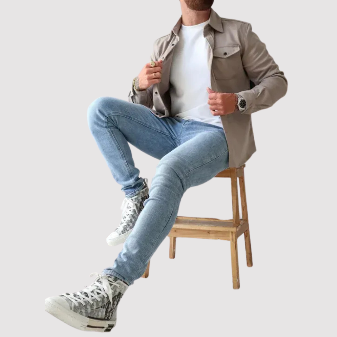 Malte™ | Overshirt mit zwei Brusttaschen