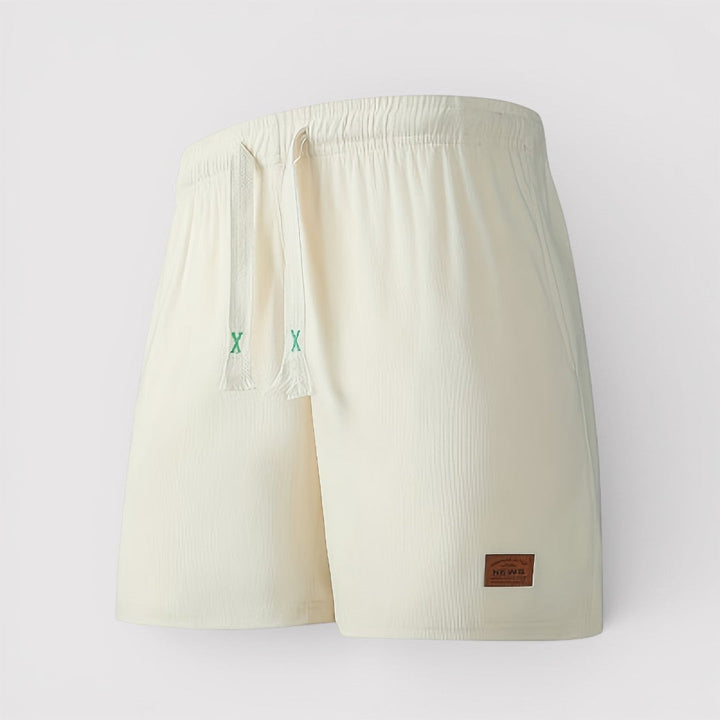 Nils™ | Gerippte Shorts mit Kordelzug