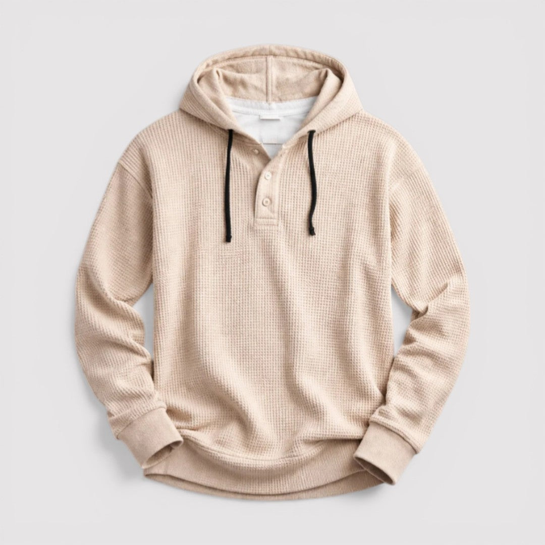 Tore™ | Wabenartiger Hoodie mit Kordelzug