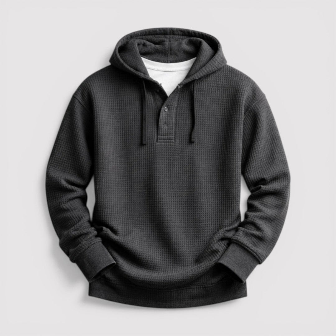 Tore™ | Wabenartiger Hoodie mit Kordelzug