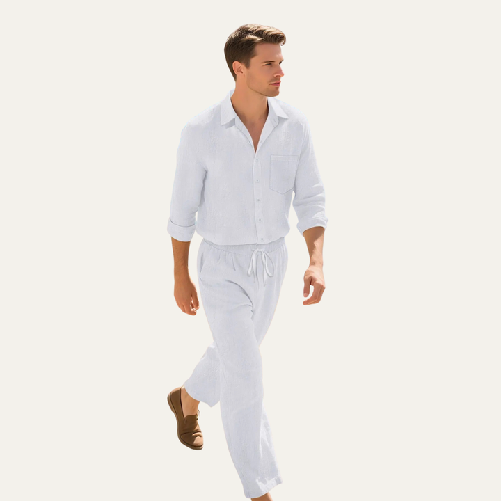 Finn™ | Sommer-Set Langarmhemd & Hose