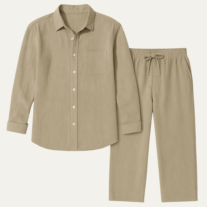 Finn™ | Sommer-Set Langarmhemd & Hose