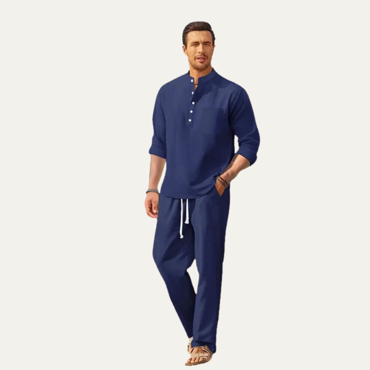 Mats™ | Relaxtes Sommer-Set Hemd & Hose