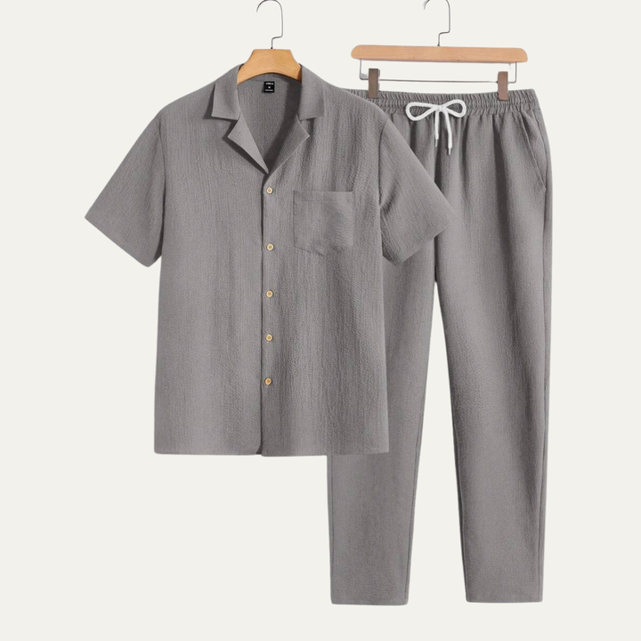 Johannes™ | Lässiges Sommer-Set Hemd & Hose