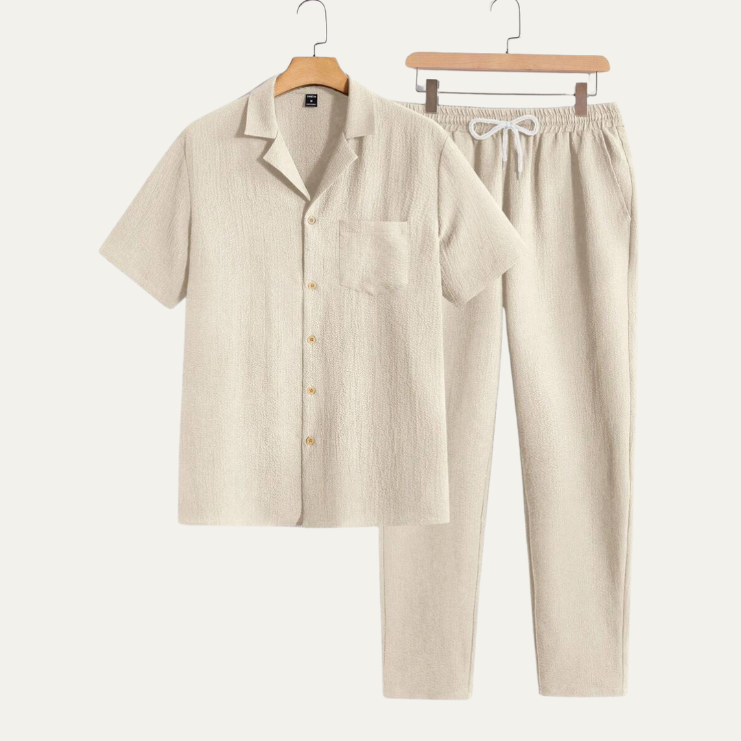 Johannes™ | Lässiges Sommer-Set Hemd & Hose