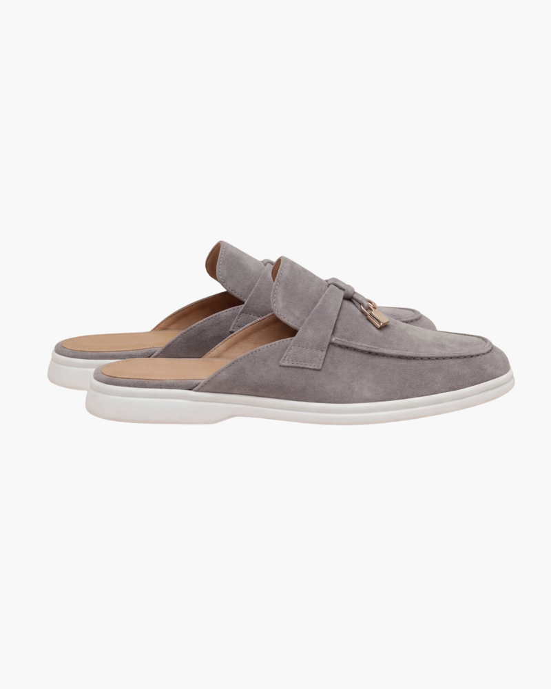 Hartwig™ | Eleganter Mule Hellgrau