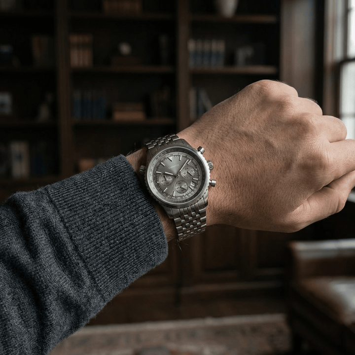 Ludwig™ | Elegante Edelstahl-Quarzuhr