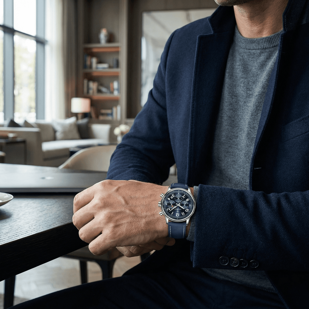 Reinhold™ | Elegante Edelstahl-Quarzuhr