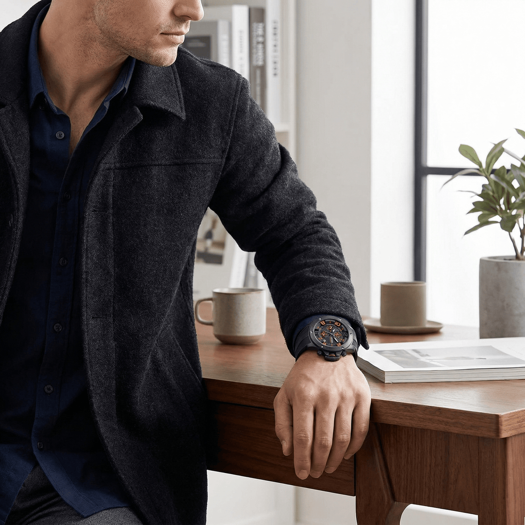 Clemens™ | Sportliche Edelstahl-Quarzuhr