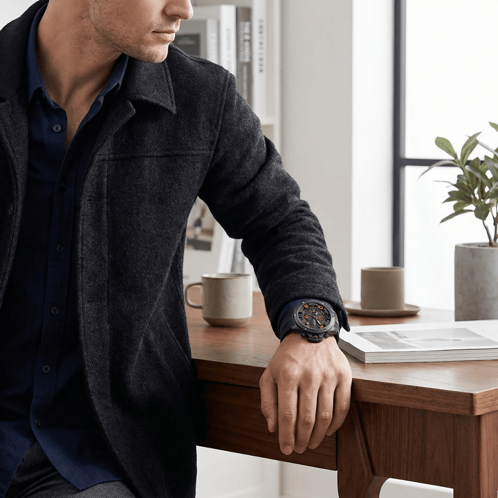 Clemens™ | Sportliche Edelstahl-Quarzuhr