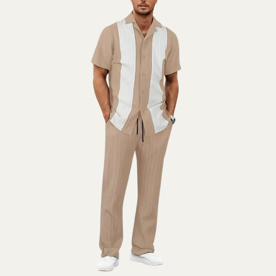 Anton™ | Modernes Sommer-Set Hemd & Hose