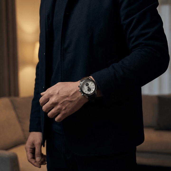 Immanuel™ | Elegante Edelstahl-Quarzuhr