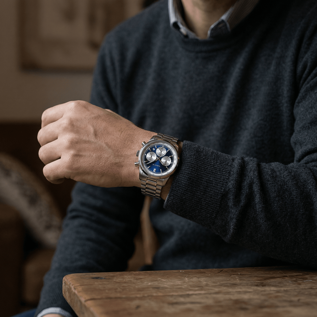 Viktor™ | Elegante Edelstahl-Quarzuhr