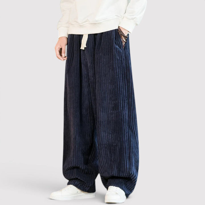 Marco™ | Wide-Leg-Hose mit gerippter Textur