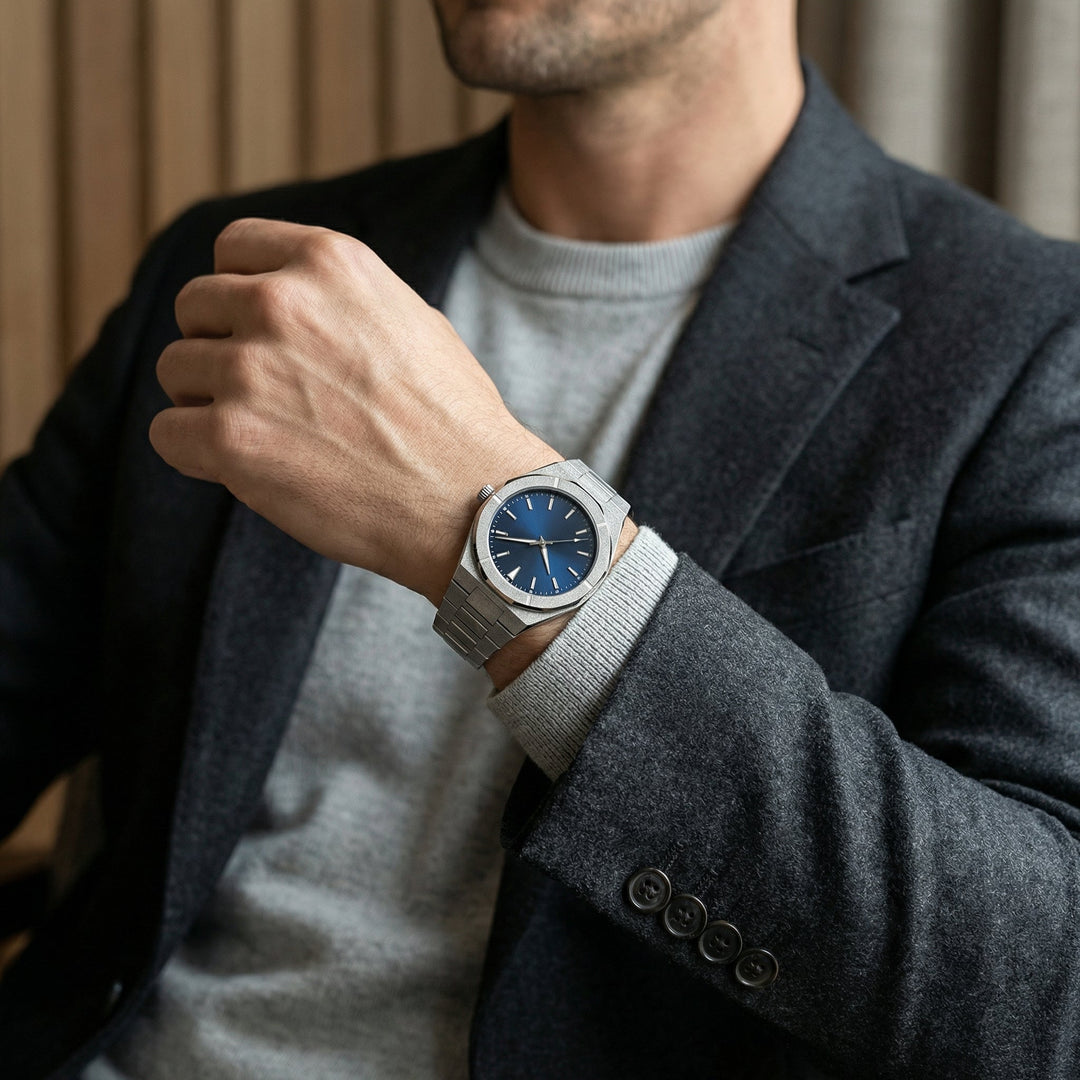Albrecht™ | Elegante Edelstahl-Quarzuhr