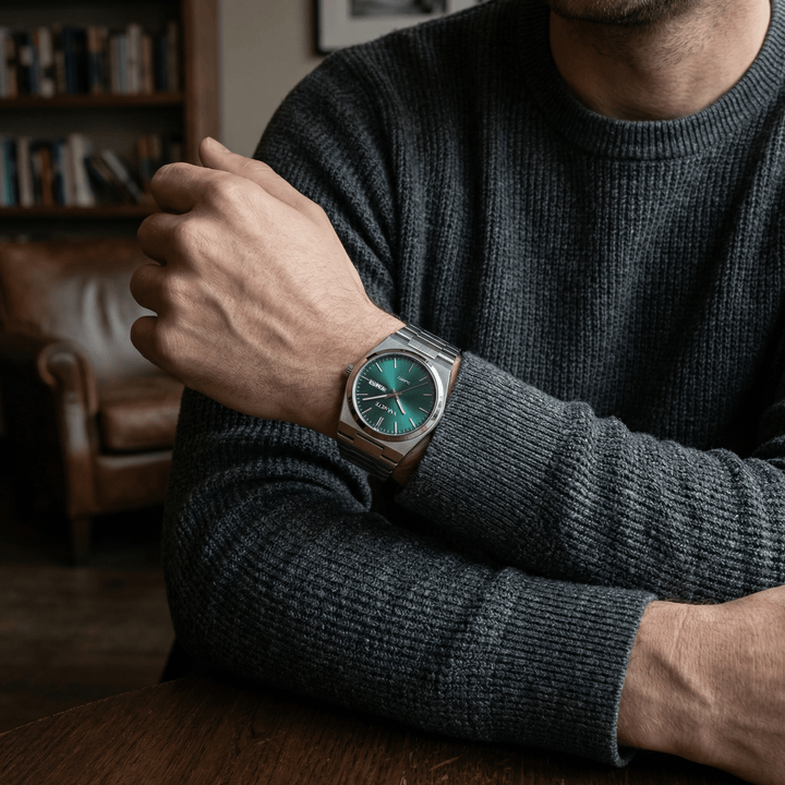 Emanuel™ | Robuste Edelstahl-Quarzuhr