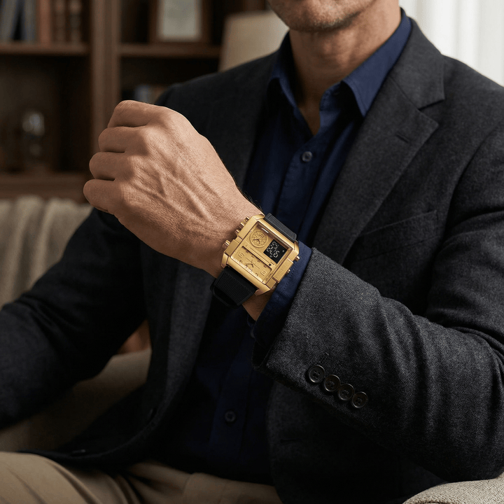 Silvan™ | Elegante Quarz-Uhr im Edelstahlgehäuse