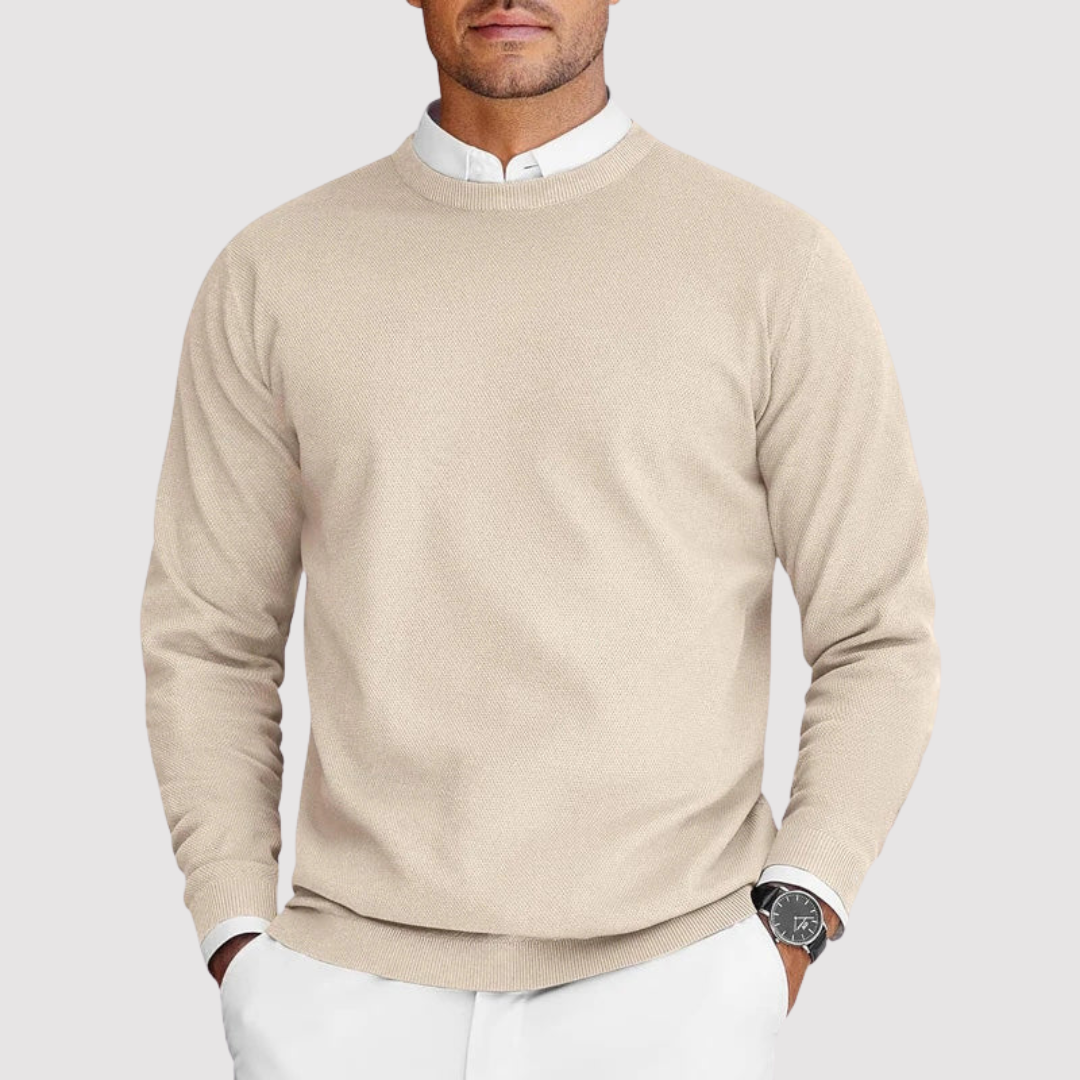 Konstantin™ | Strickpullover mit Rundhalsausschnitt
