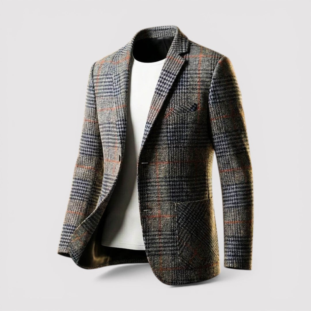 Lennard™ | Karierter Blazer im Einreiher-Schnitt