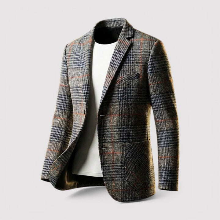 Lennard™ | Karierter Blazer im Einreiher-Schnitt
