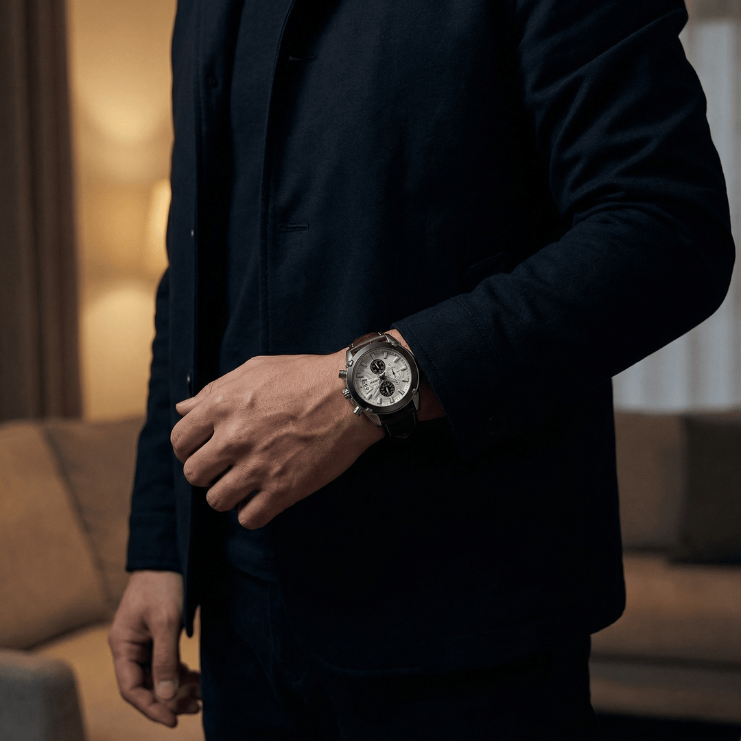Immanuel™ | Schlichte Quarzuhr aus Edelstahl